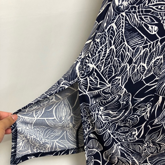 Talbots Floral Button Down Maxi Dress Size XLP - Picture 5 of 7